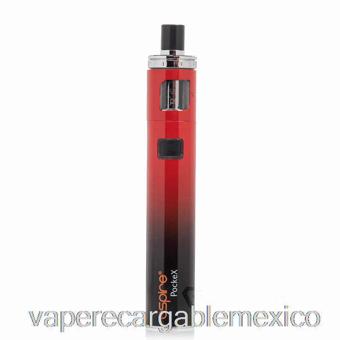Vape Recargable Aspire Pockex Aio Kit De Inicio [anni] Gradiente Rojo